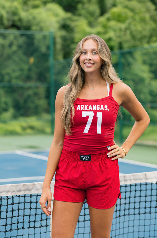 Arkansas #71 Gingham Tank