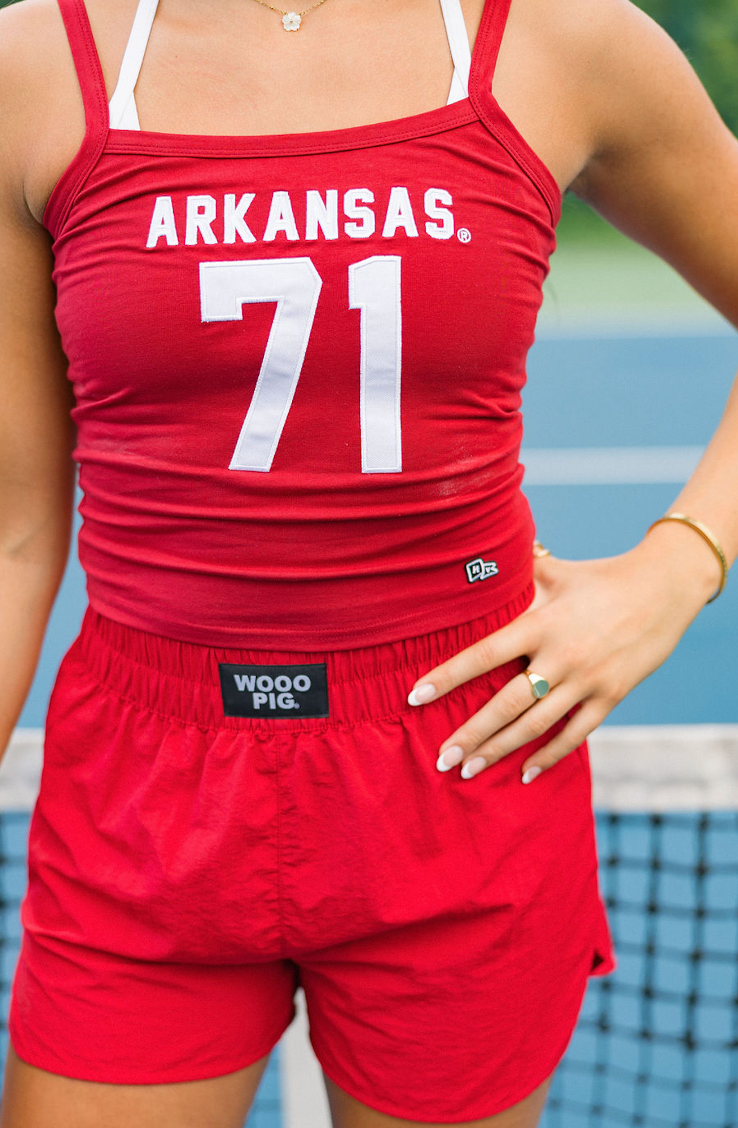 Arkansas #71 Gingham Tank