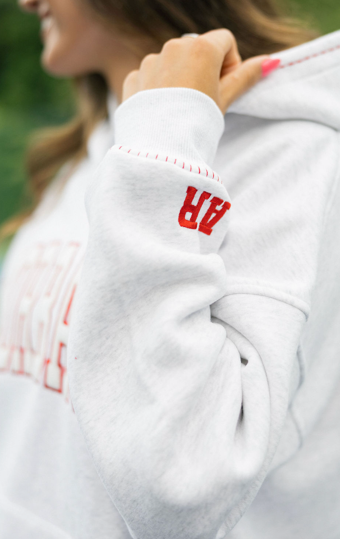Razorbacks Embroidered Stitch Hoodie