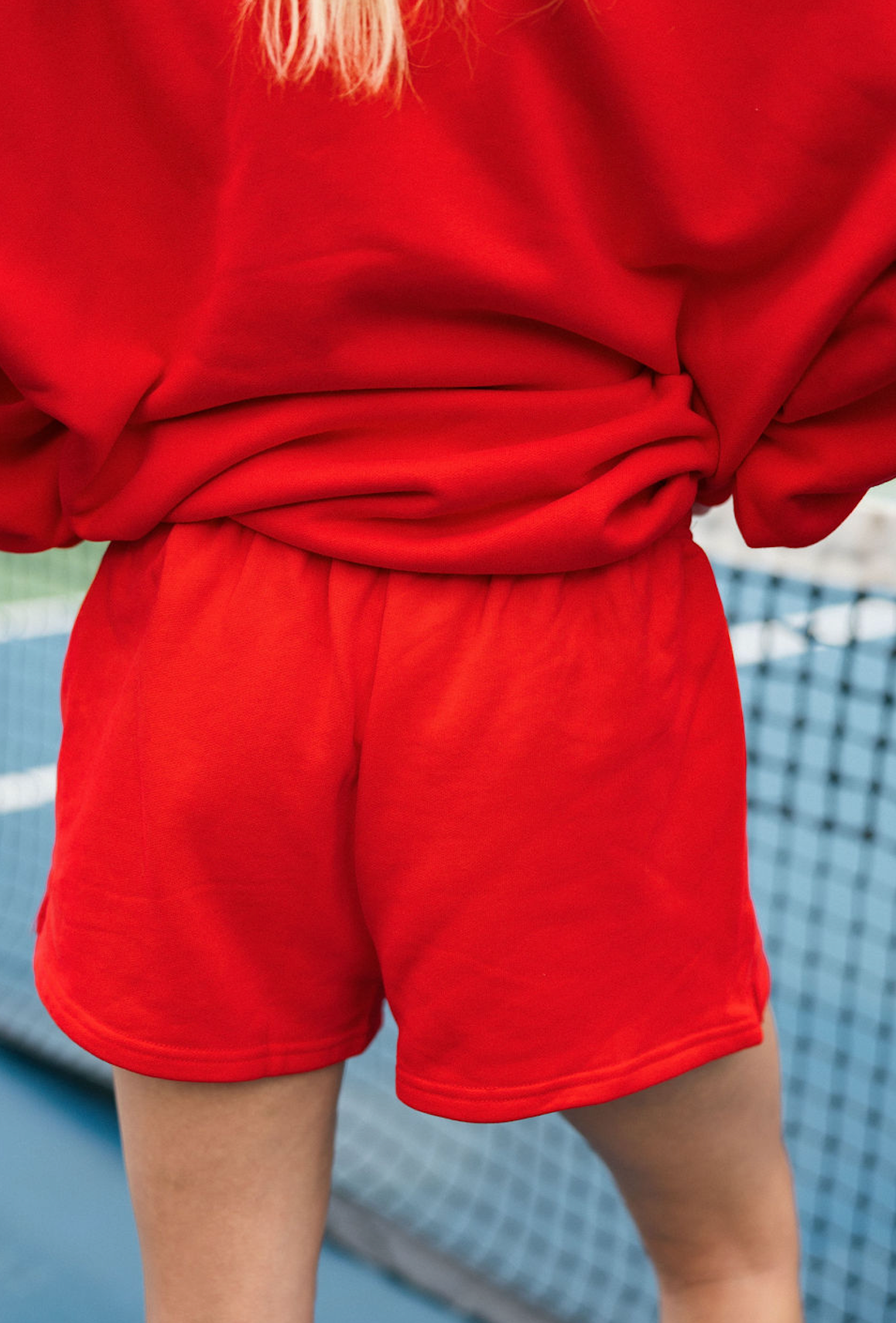 Red Sweat Shorts