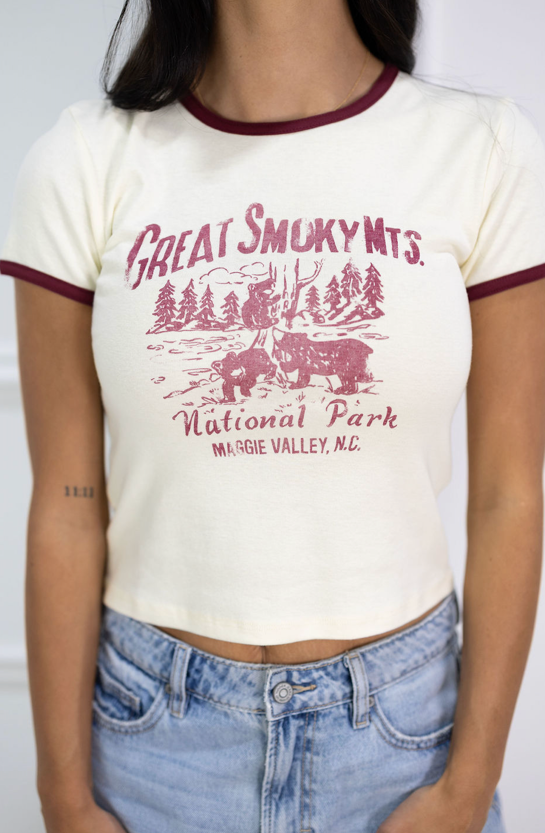 Great Smoky Mountains Ringer Tee