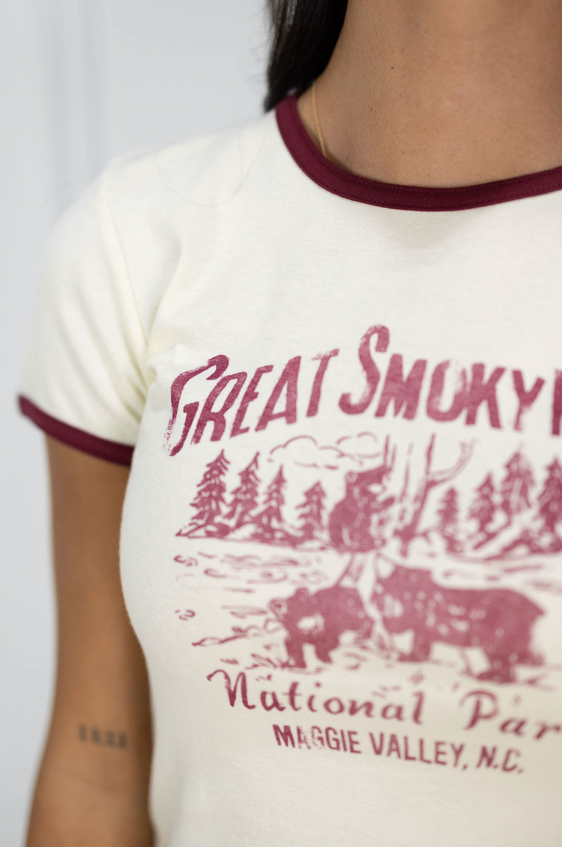 Great Smoky Mountains Ringer Tee