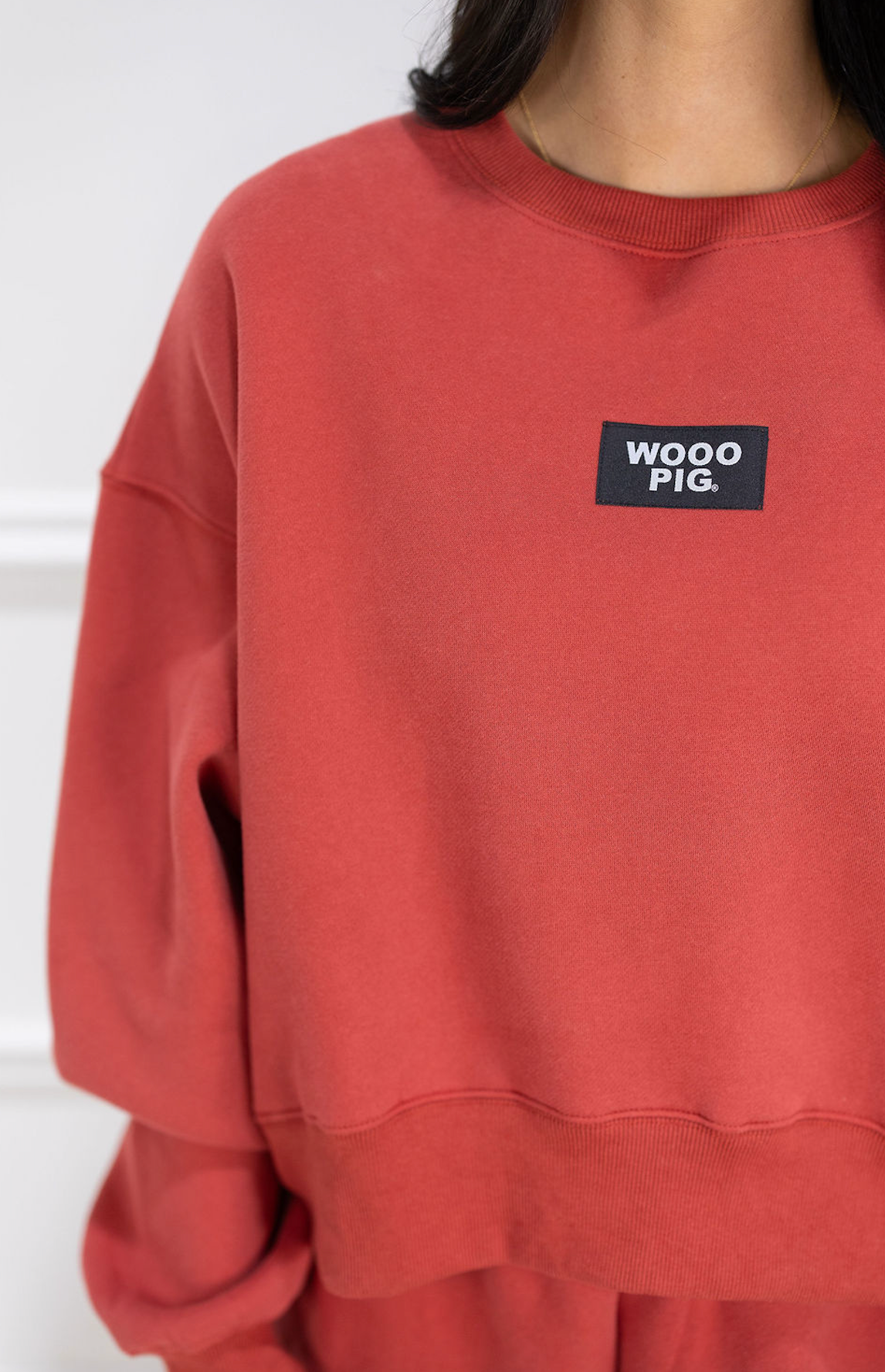 Wooo Pig Becca Boxy Crewneck