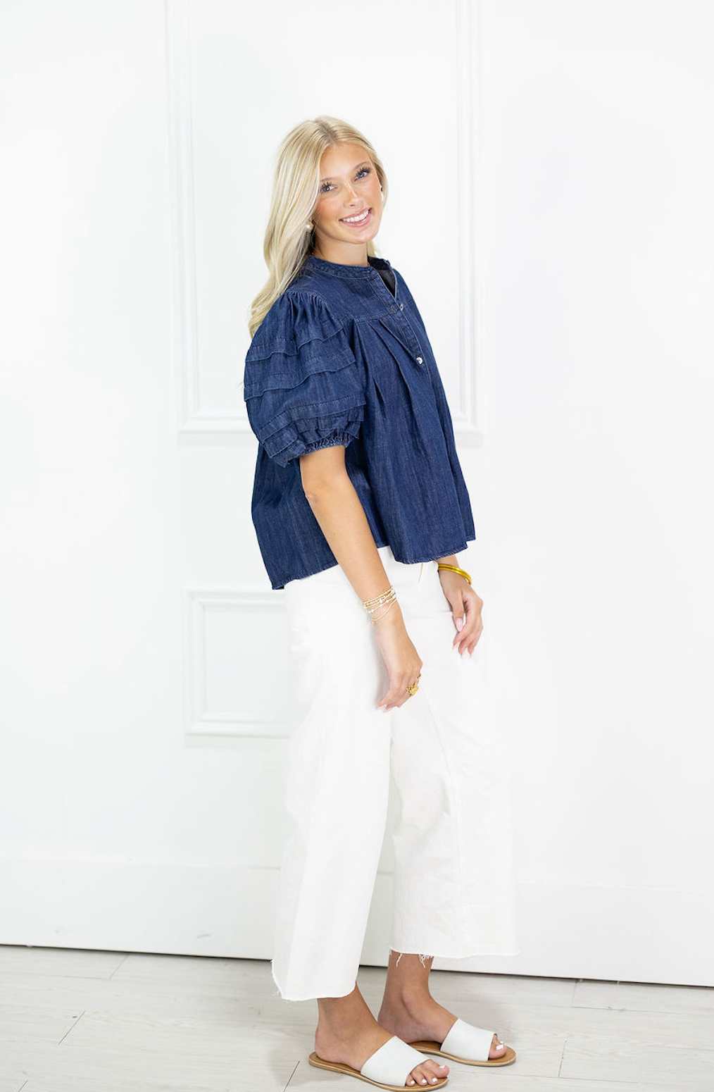 Blakley Denim Blouse