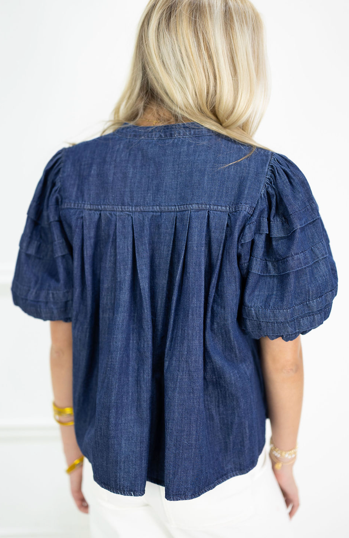 Blakley Denim Blouse