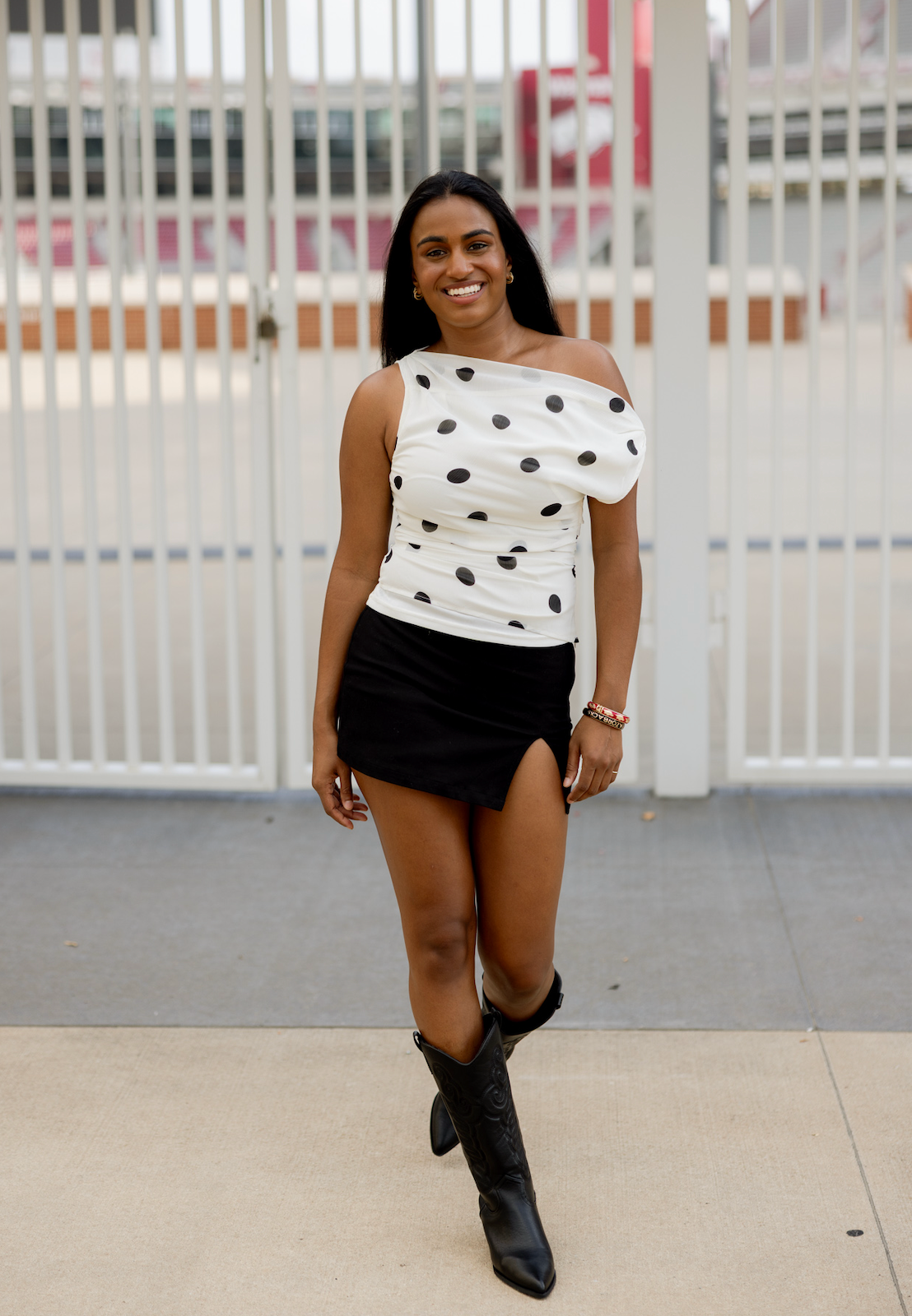 Kimmy Skort w/ Slit Black