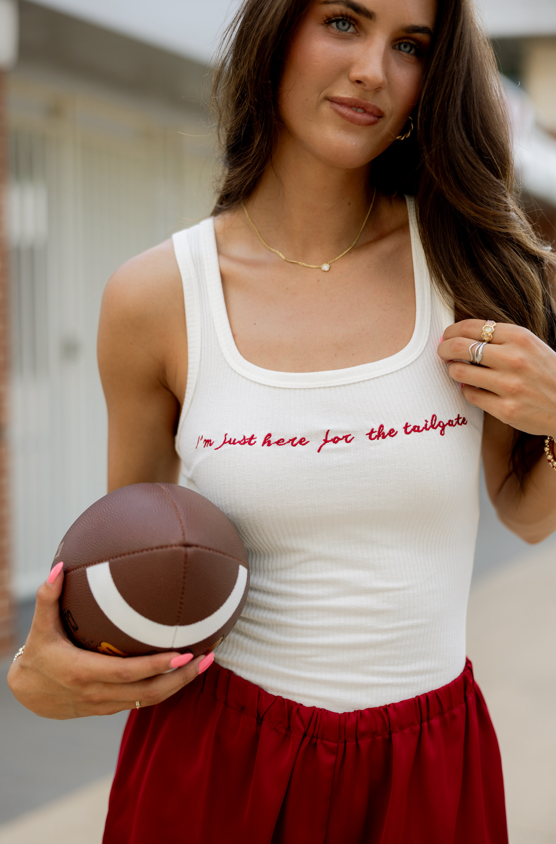 Here for the Tailgate Ribbed Tank