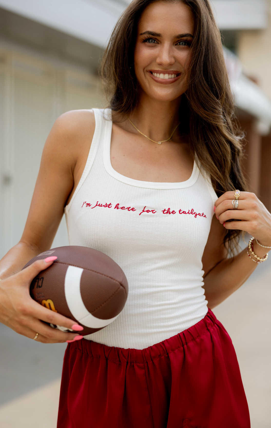 Here for the Tailgate Ribbed Tank