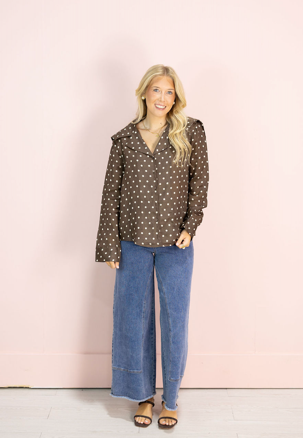 Scout Dottie Blouse w/ Collar