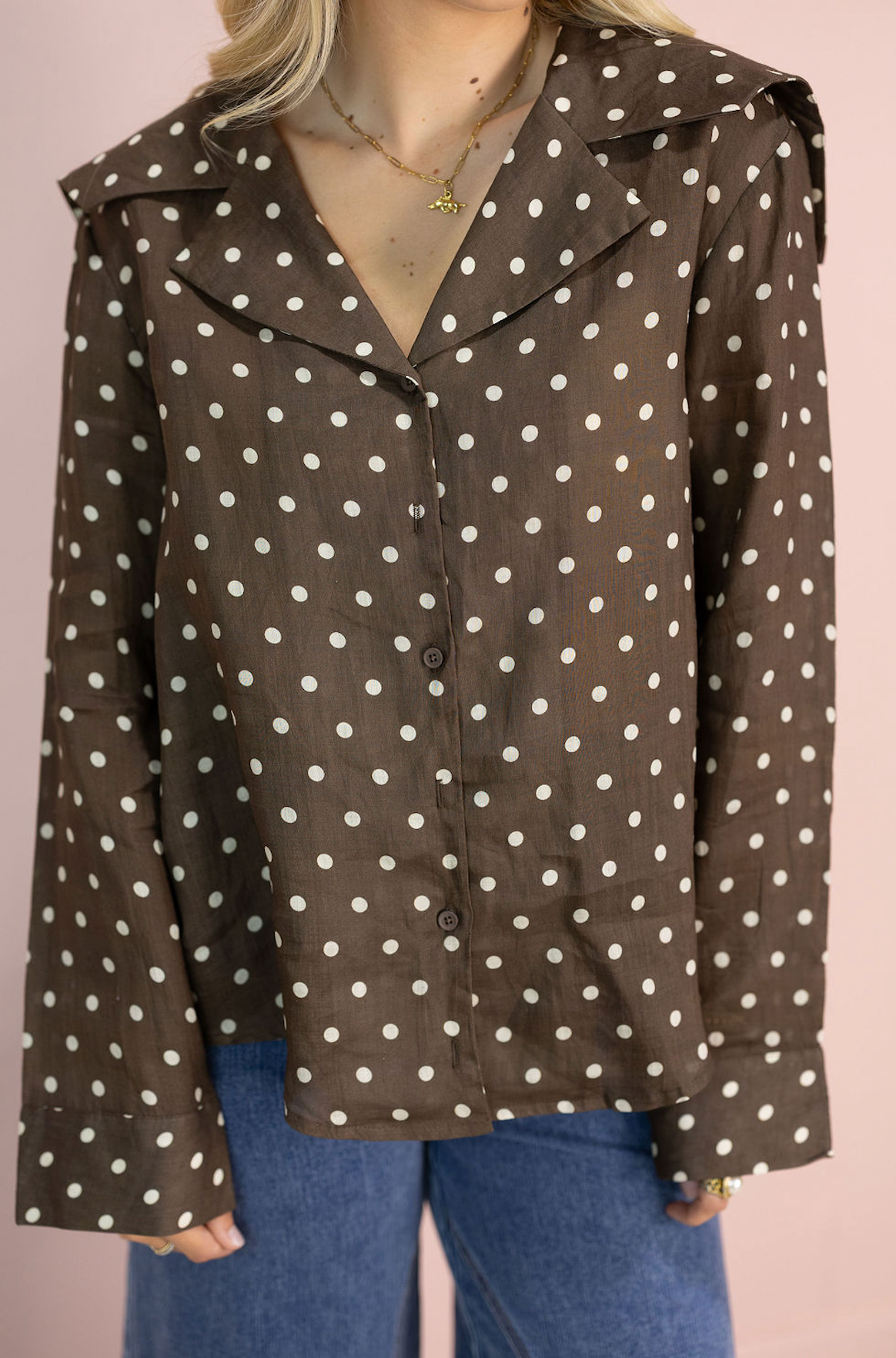 Scout Dottie Blouse w/ Collar