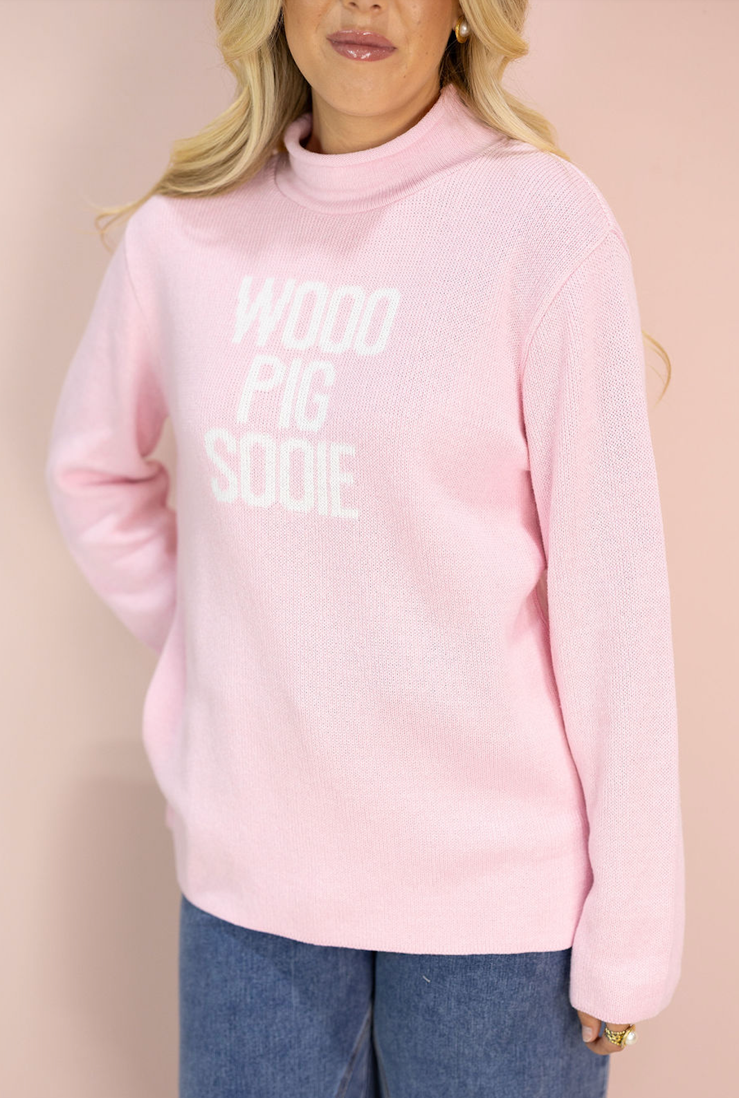 Woo Pig Sooie Rollneck Sweater - Clothe Boutique