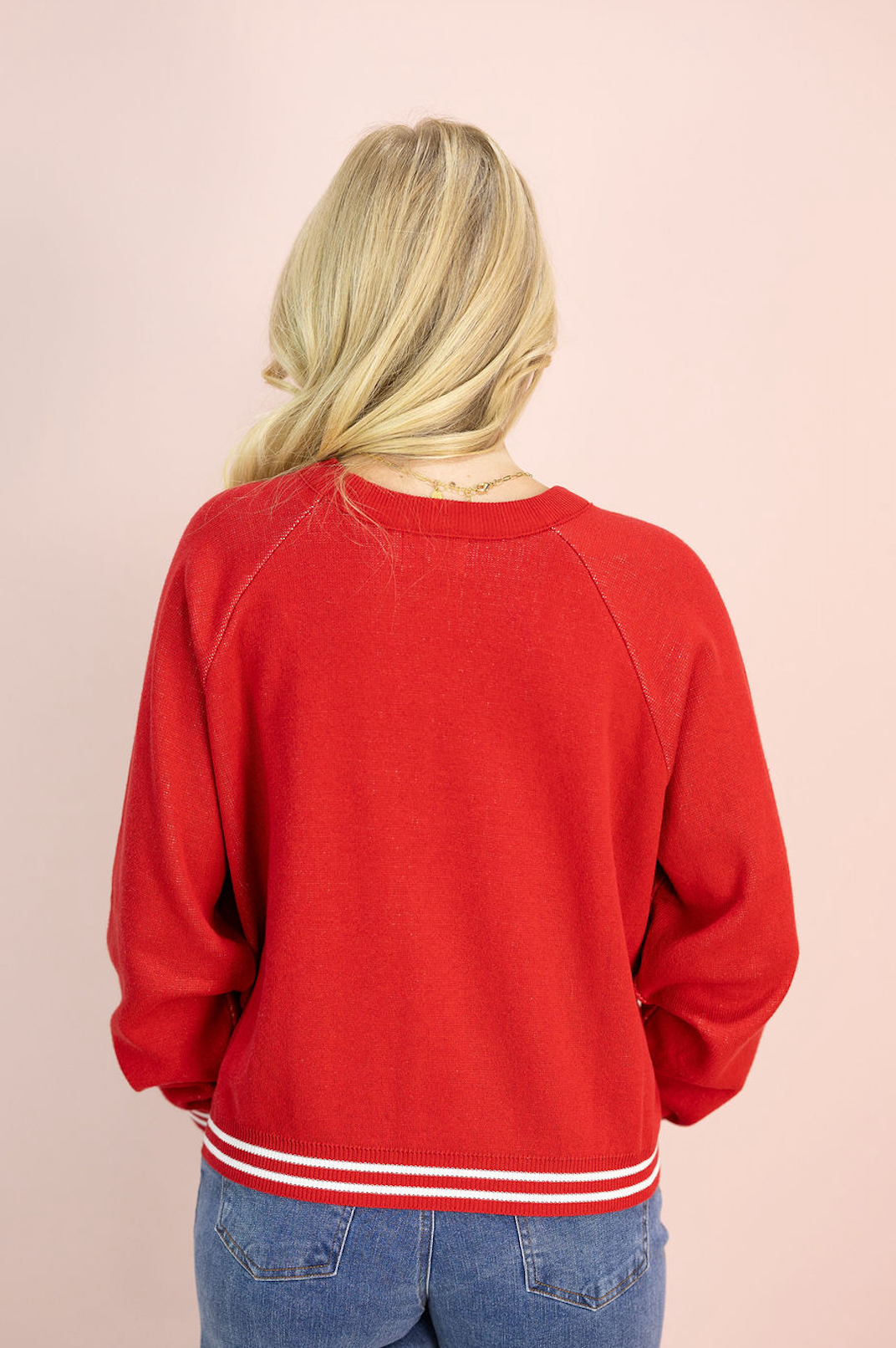 Gameday Athletic Stripe Sweater - Clothe Boutique