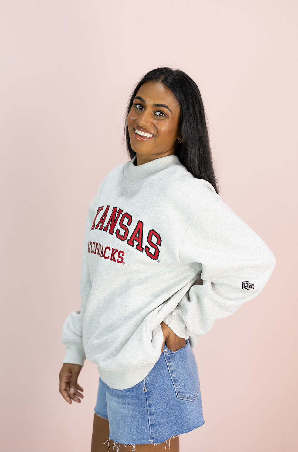 Arkansas Heather Grey Sweatshirt