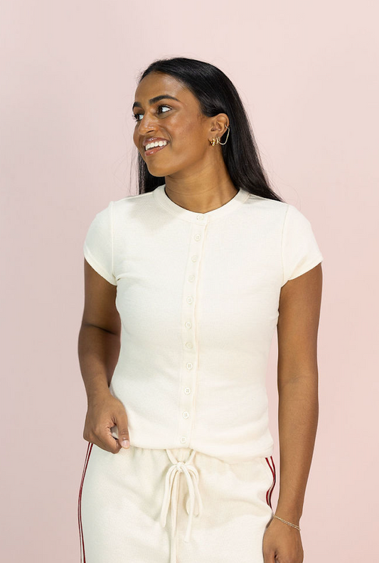 Enzo Waffle Knit Top
