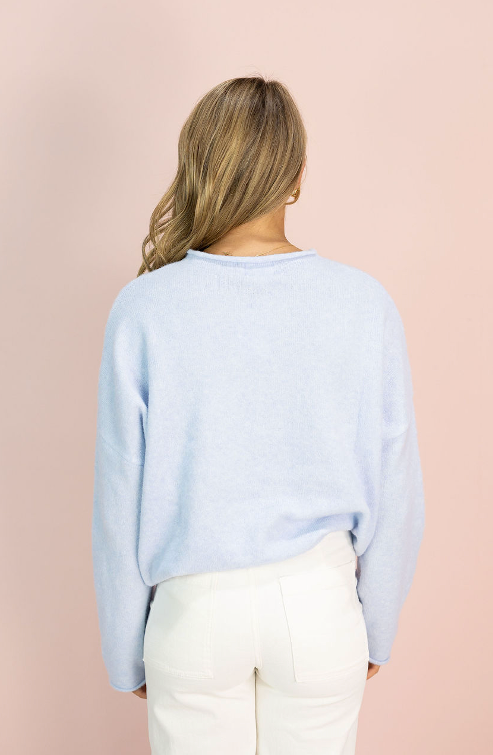 Piper Pullover Sweater Sky Blue