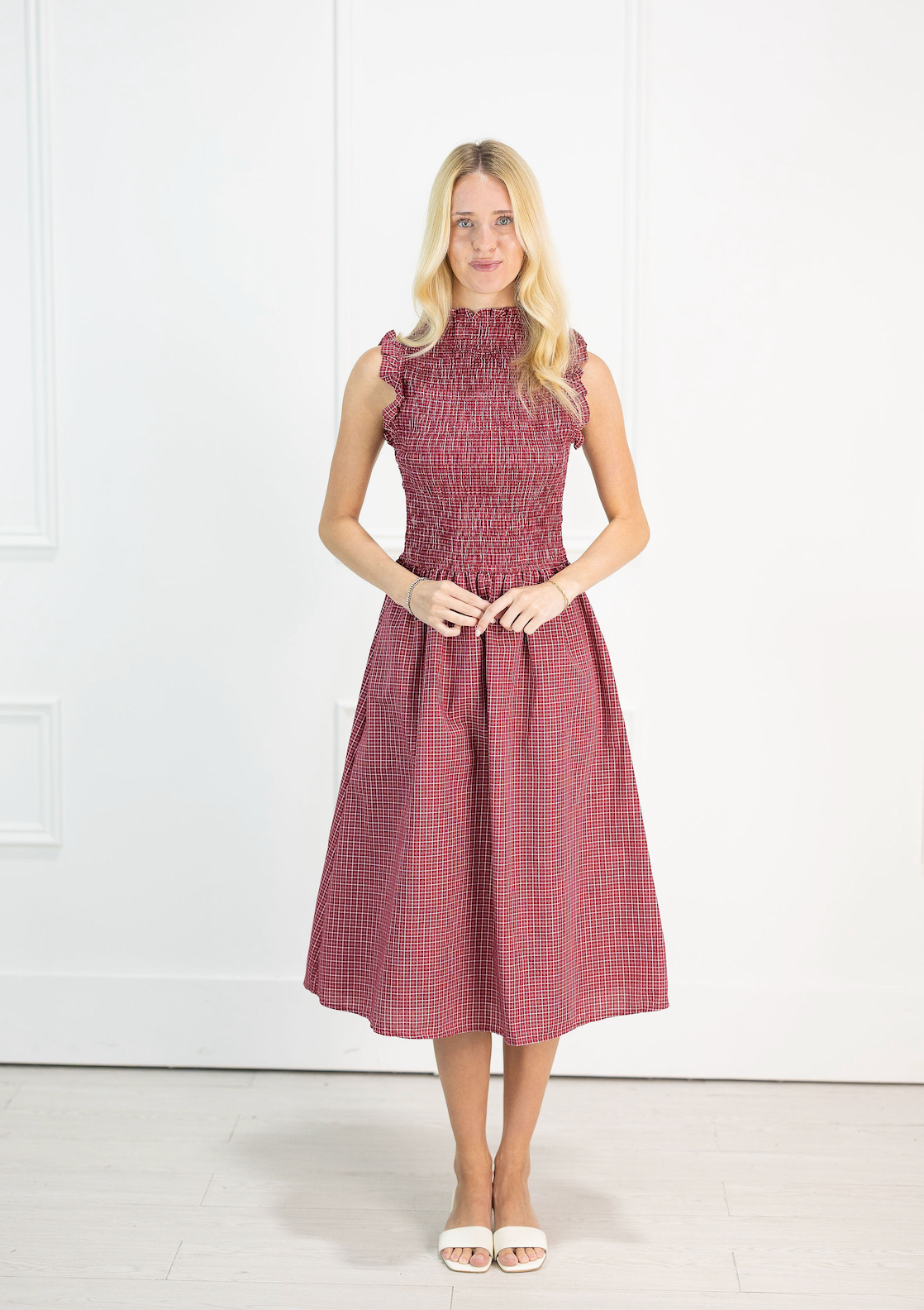 Camryn Smock Midi Dress
