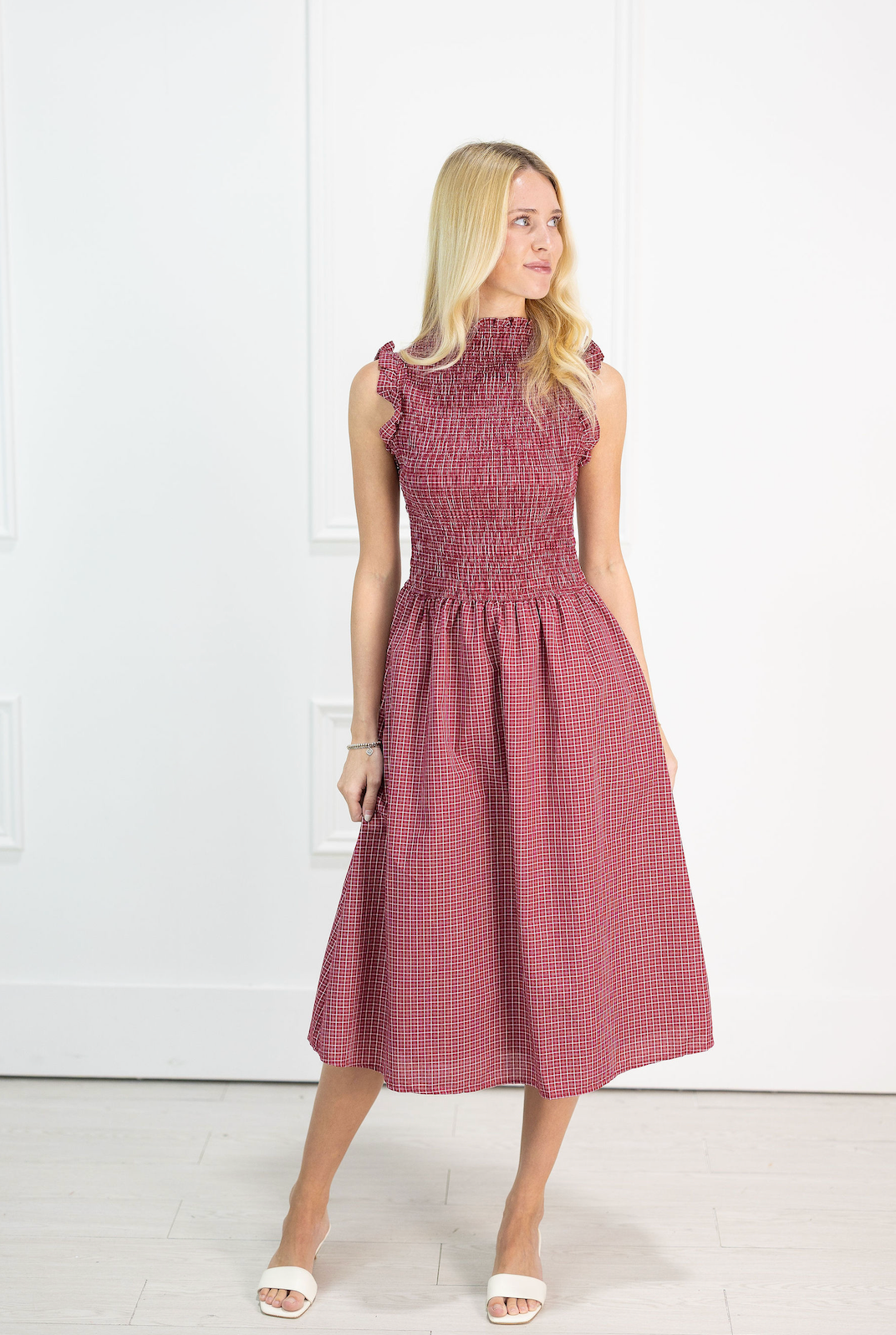 Camryn Smock Midi Dress