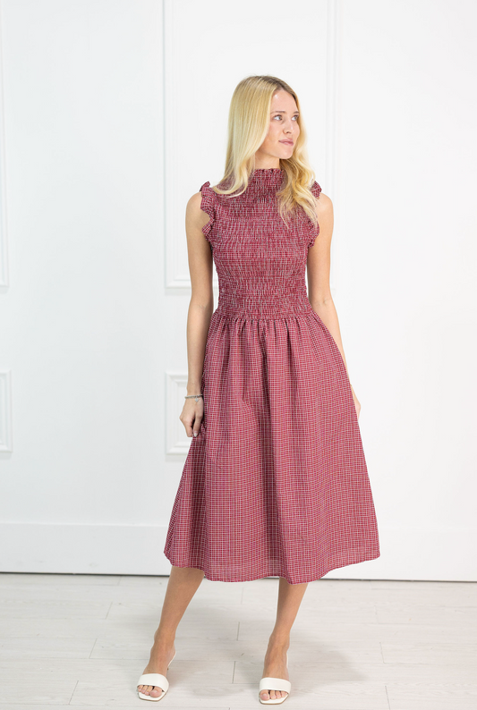Camryn Smock Midi Dress