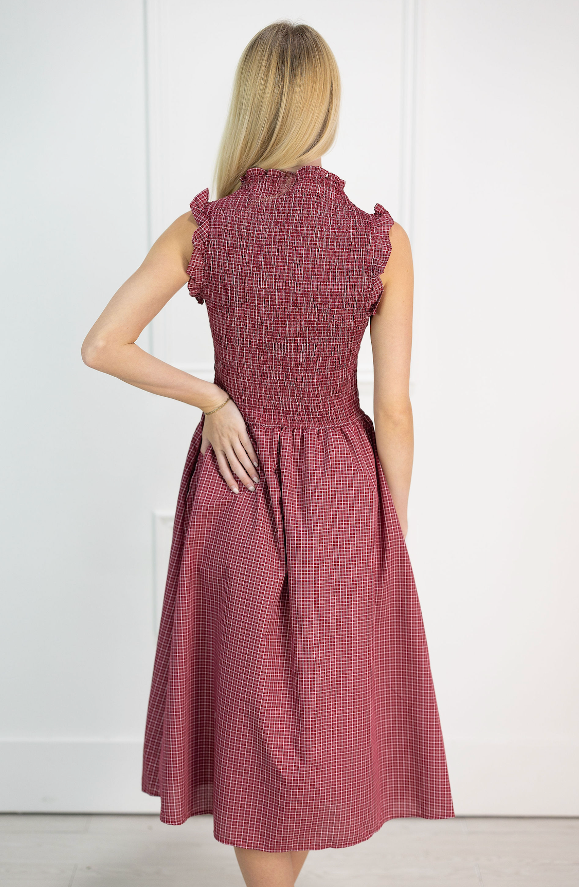 Camryn Smock Midi Dress