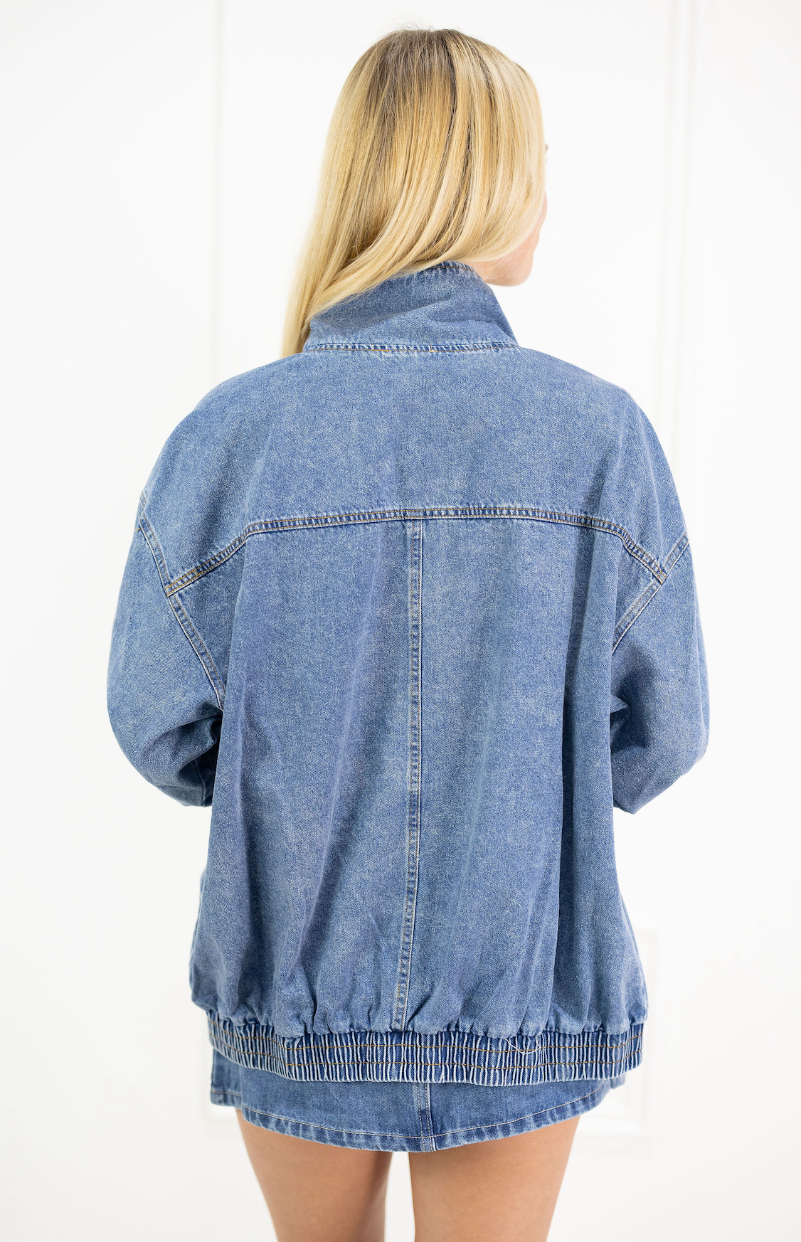 Low Waist Denim Skirt
