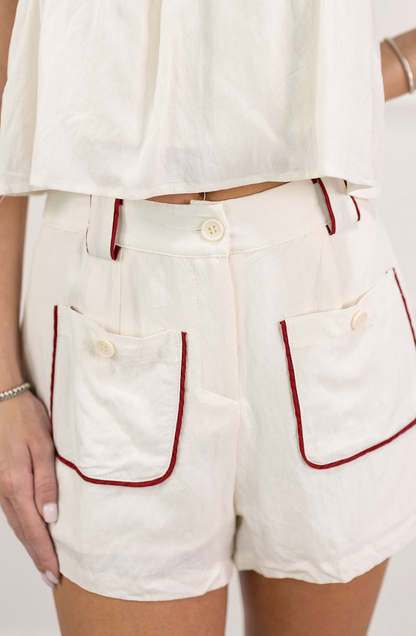 Addie Shoulder Tie & Shorts Set of 2
