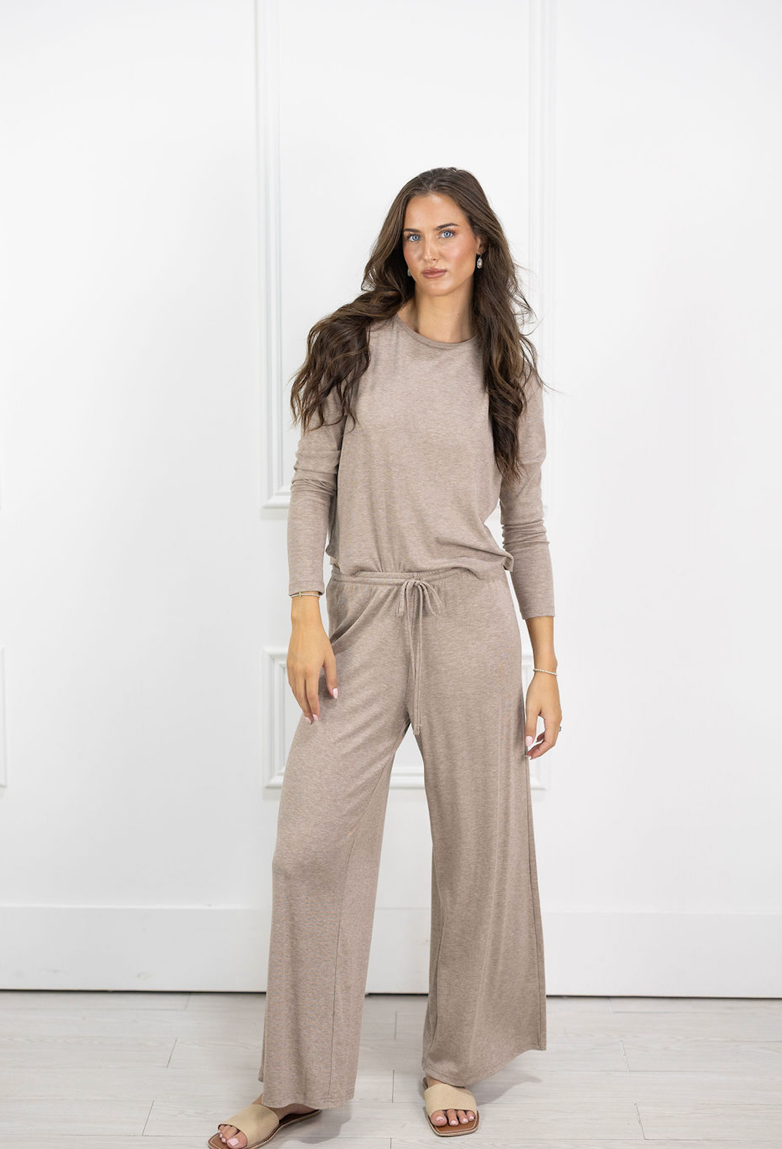 Kierra Mocha Loungewear Set of 2