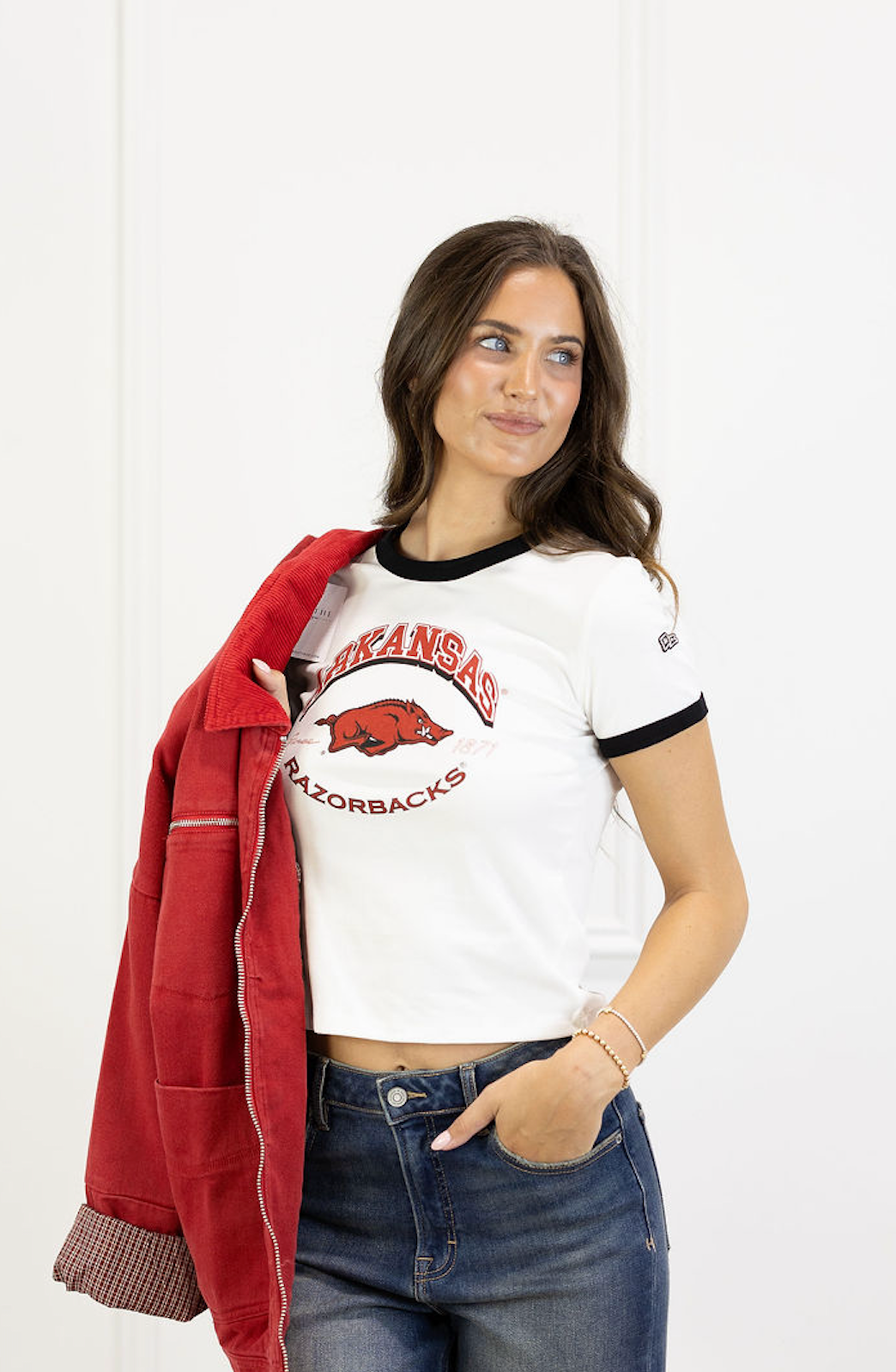 Arkansas Ringer Tee