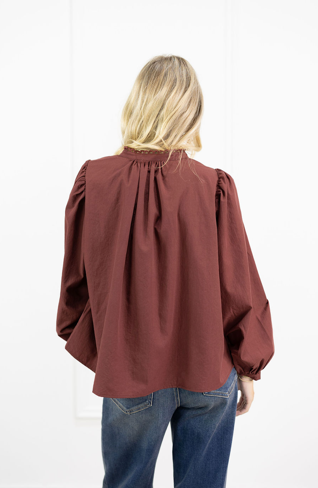 Cheri Chestnut Blouse