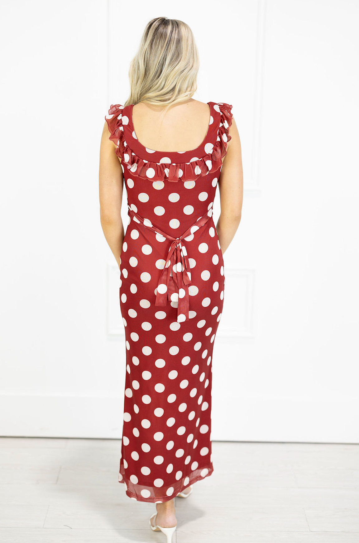Kasey Polka Dot Midi Dress