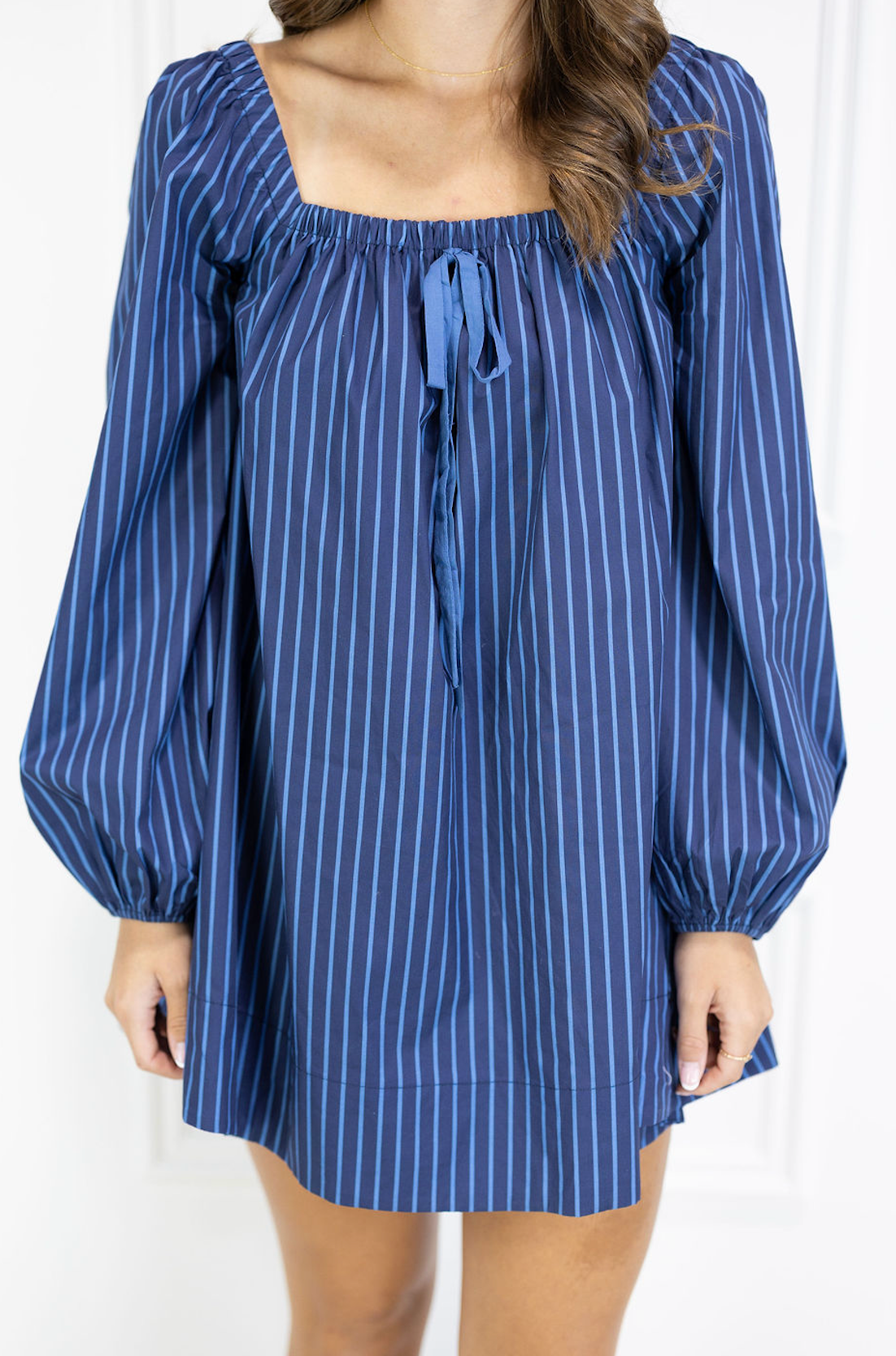 Navy Multi Stripe Dress