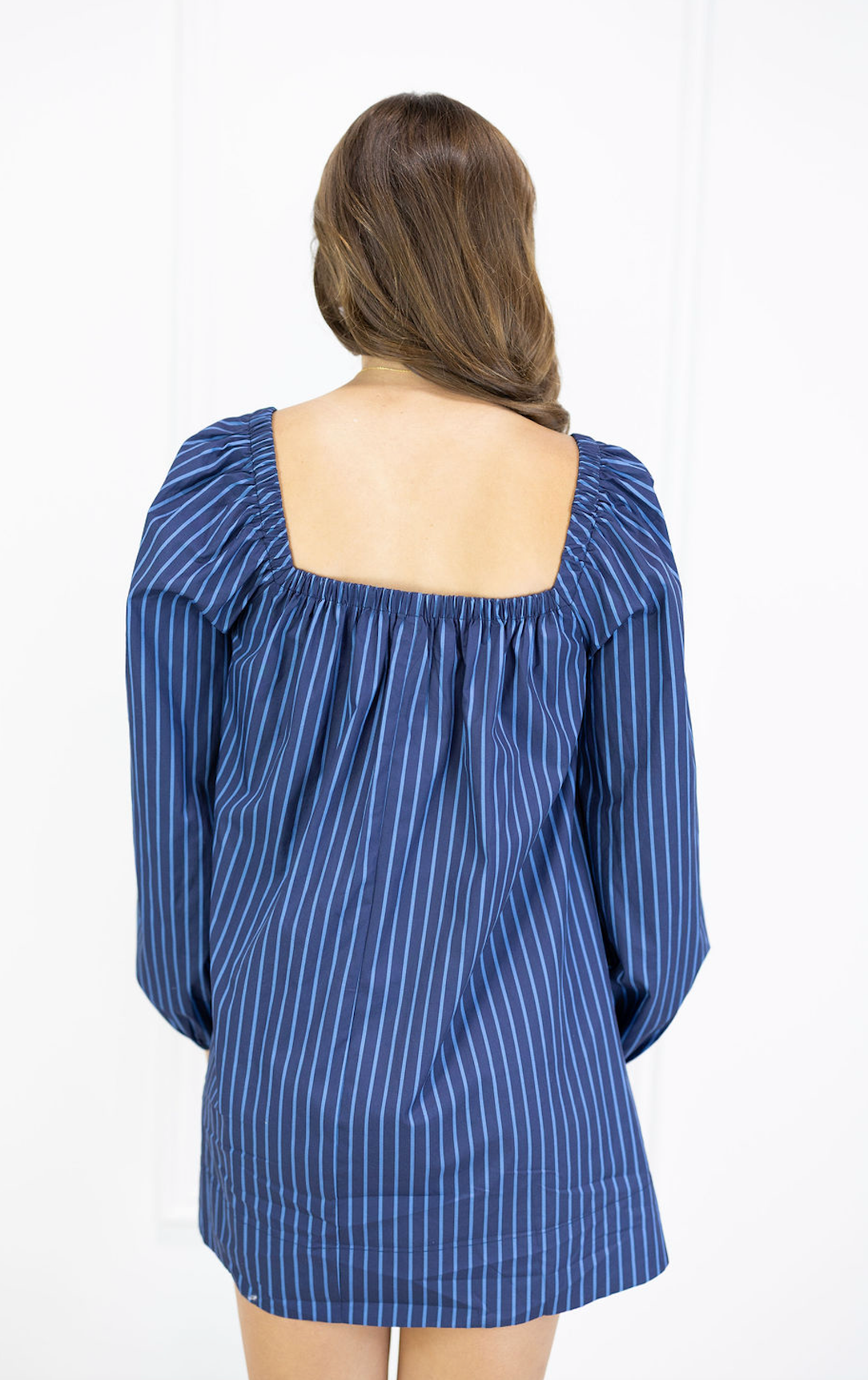 Navy Multi Stripe Dress