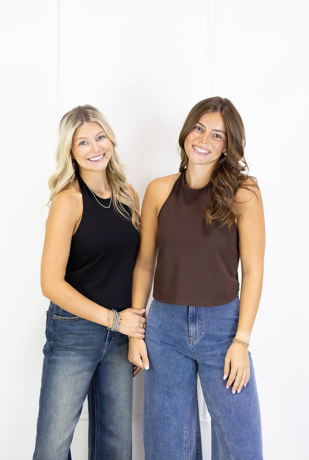 Basic Halter Top Brown