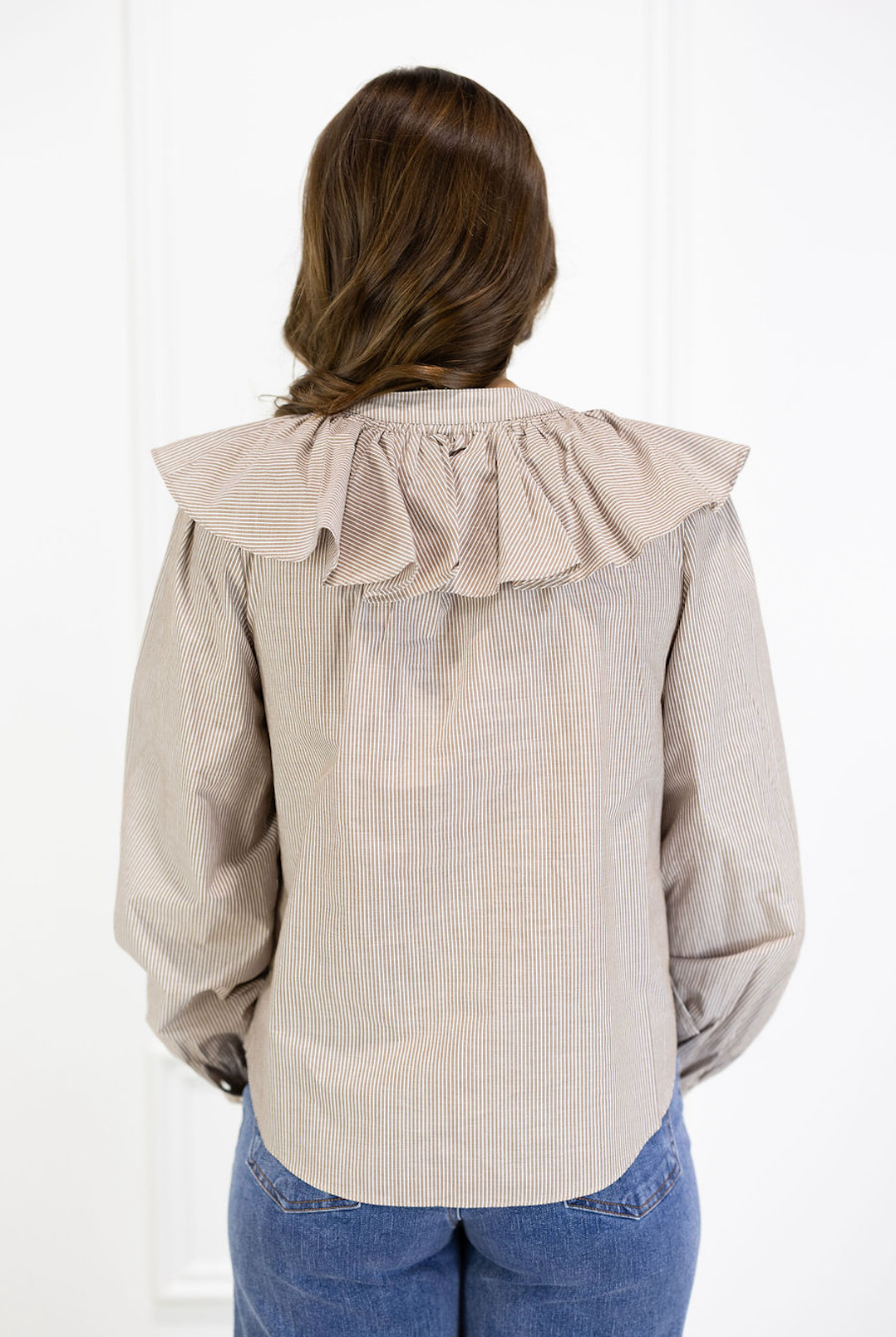 Emilia Ruffle Front Blouse