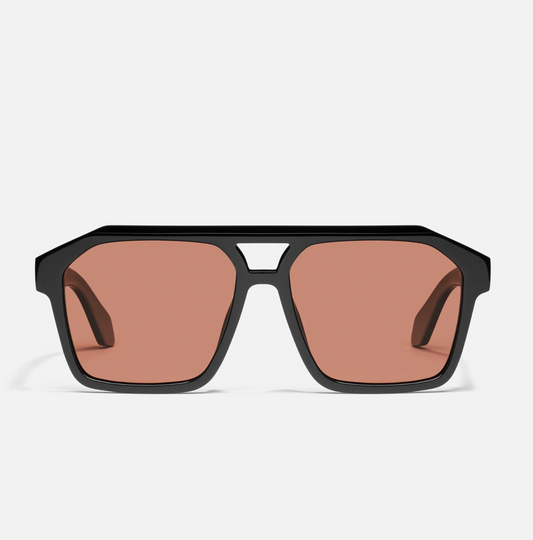 Soundcheck Quay Sunglasses - Black/Apricot