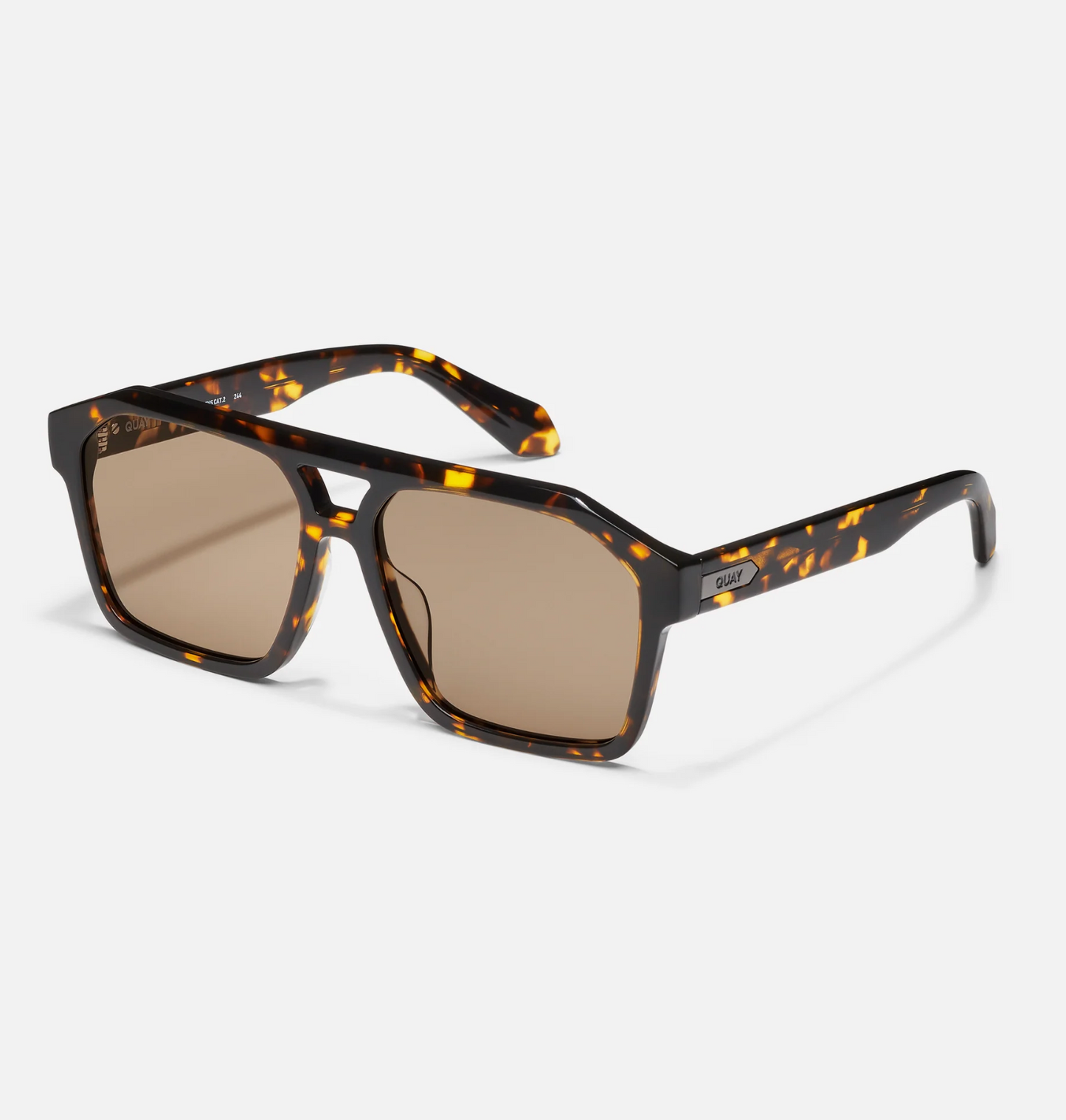 Soundcheck Quay Sunglasses - Tortoise Yellow/Tan