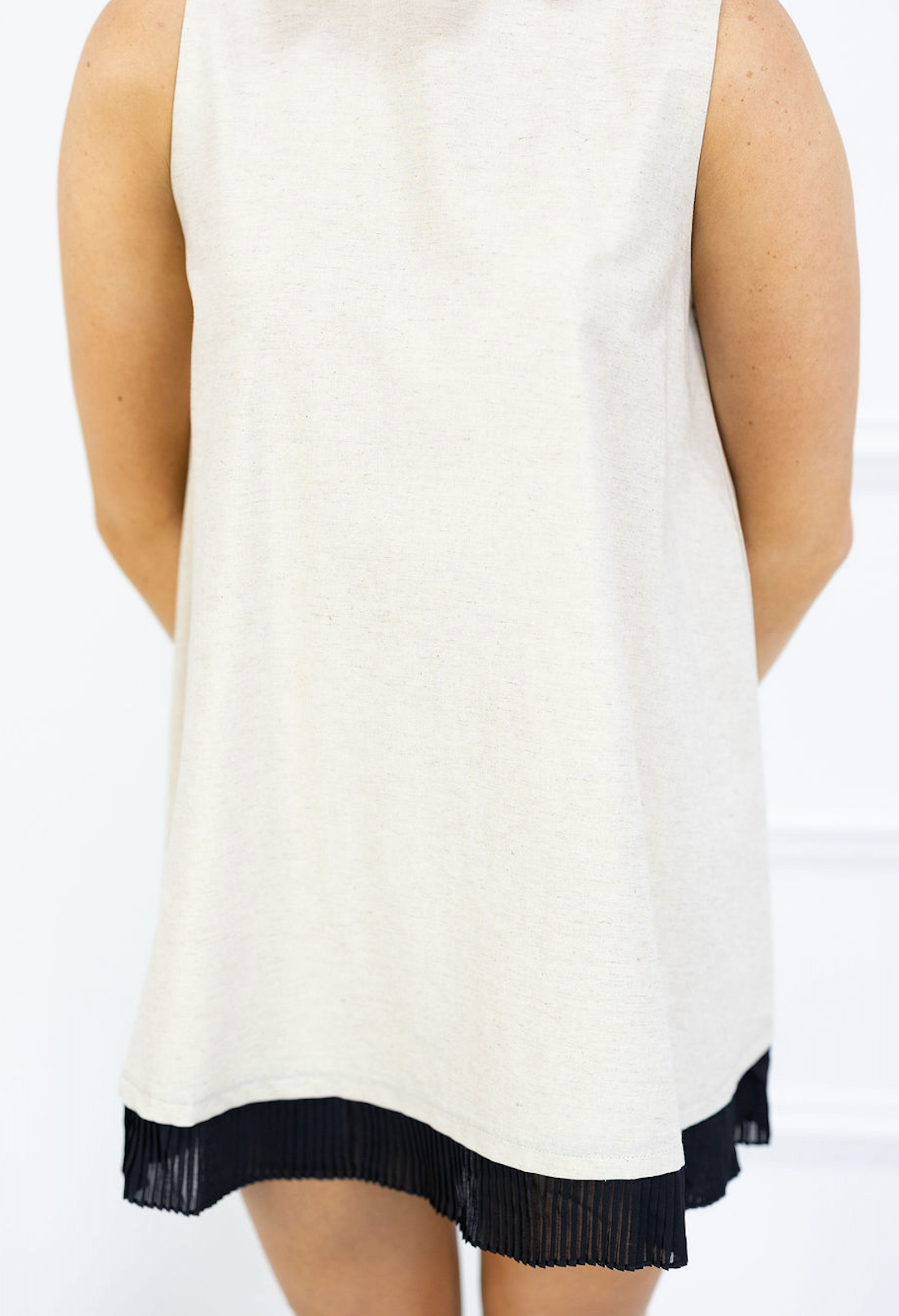 Davey Contrast Hem Dress