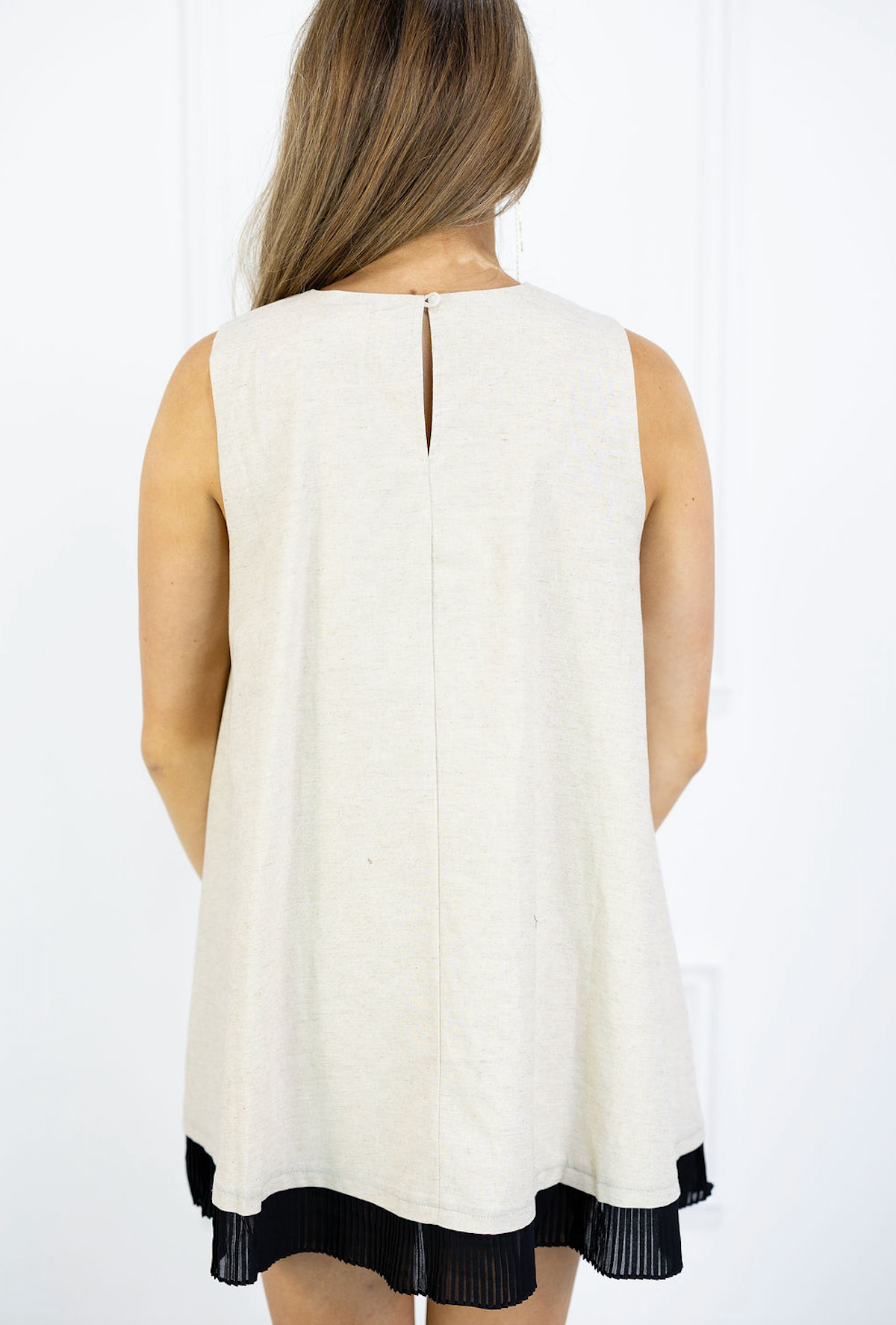 Davey Contrast Hem Dress