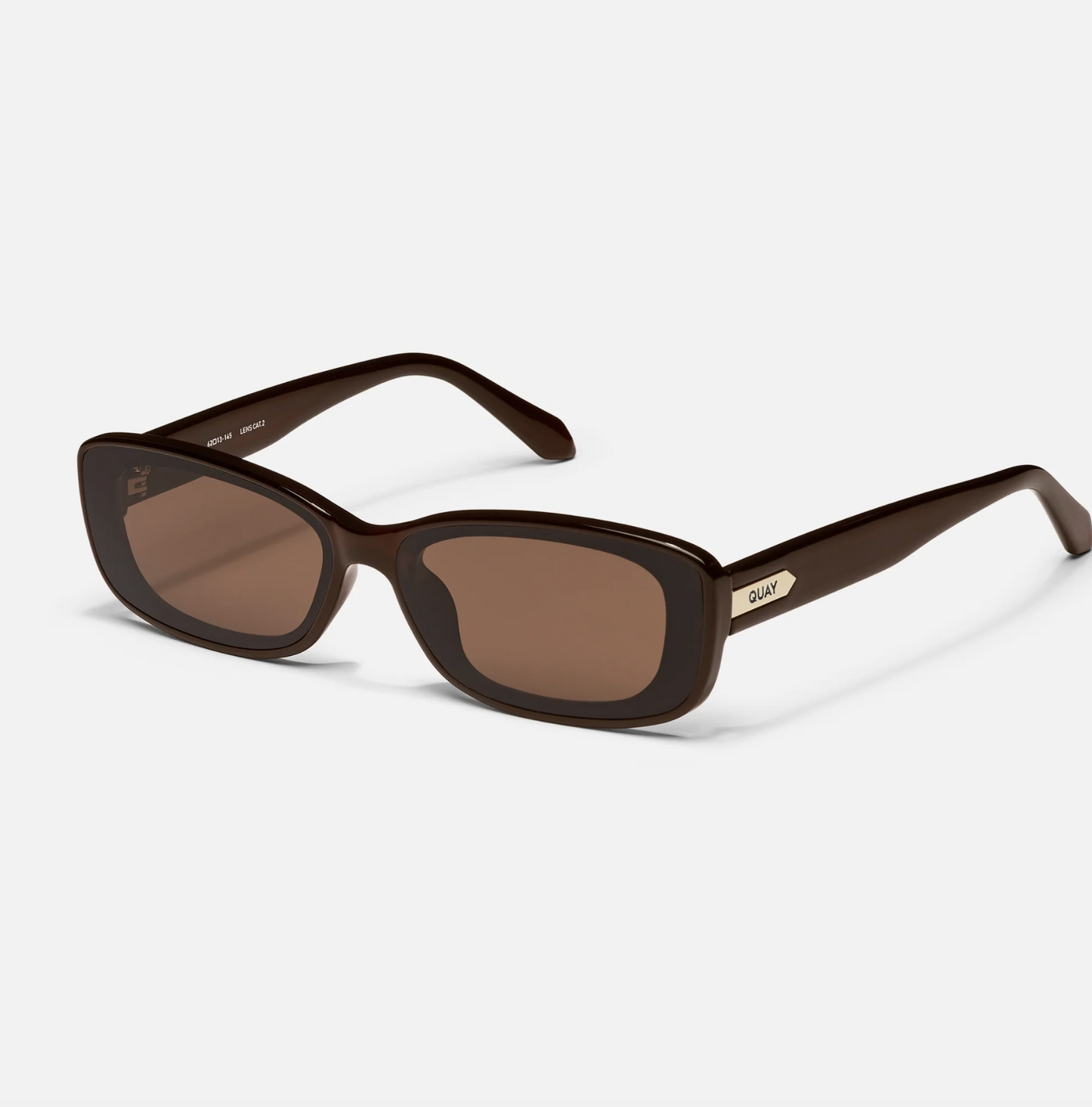 Vibe Check Quay Sunglasses - Chocolate/Brown