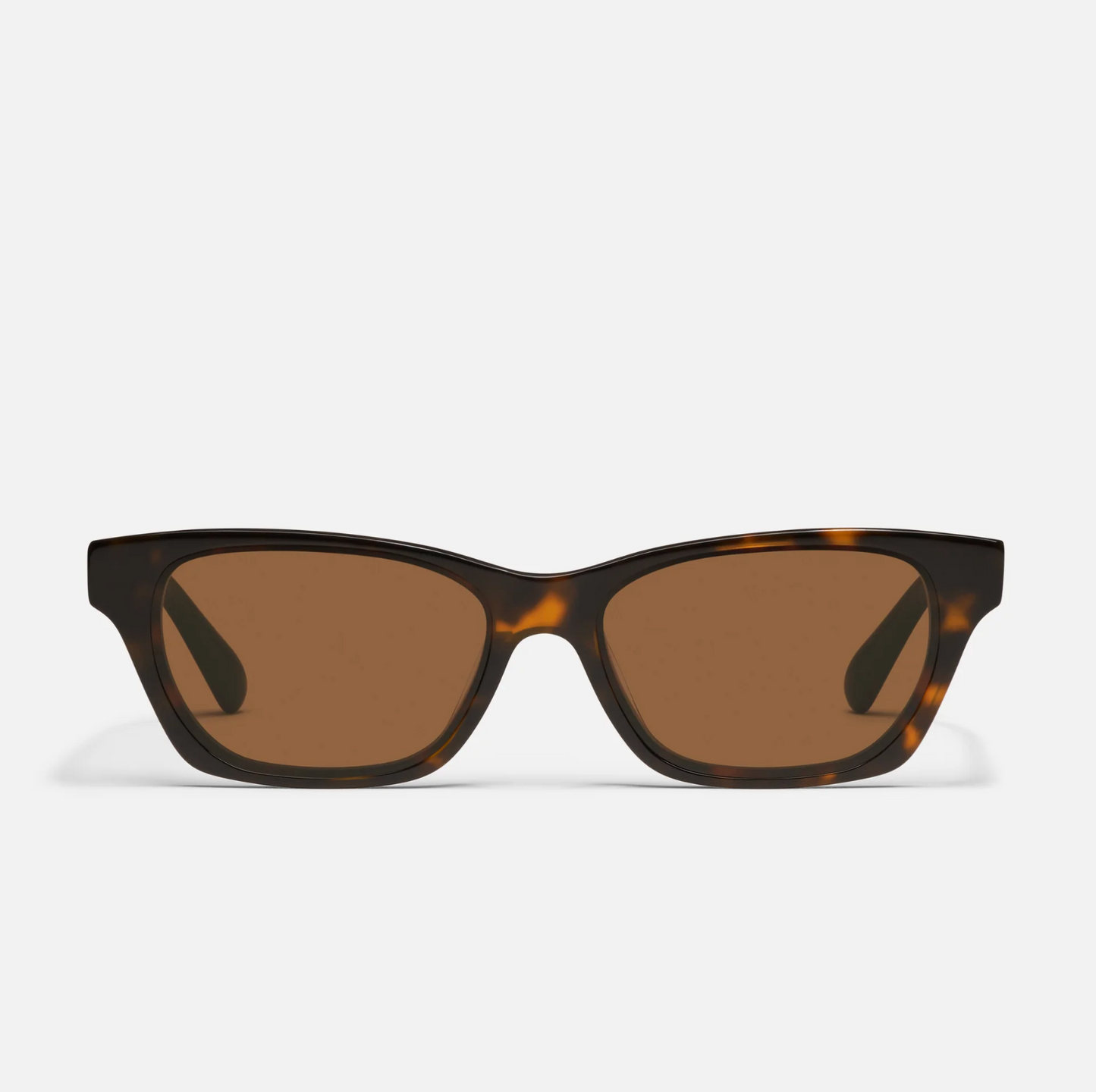 In The City Quay Sunglasses - Dark Tort/Brown