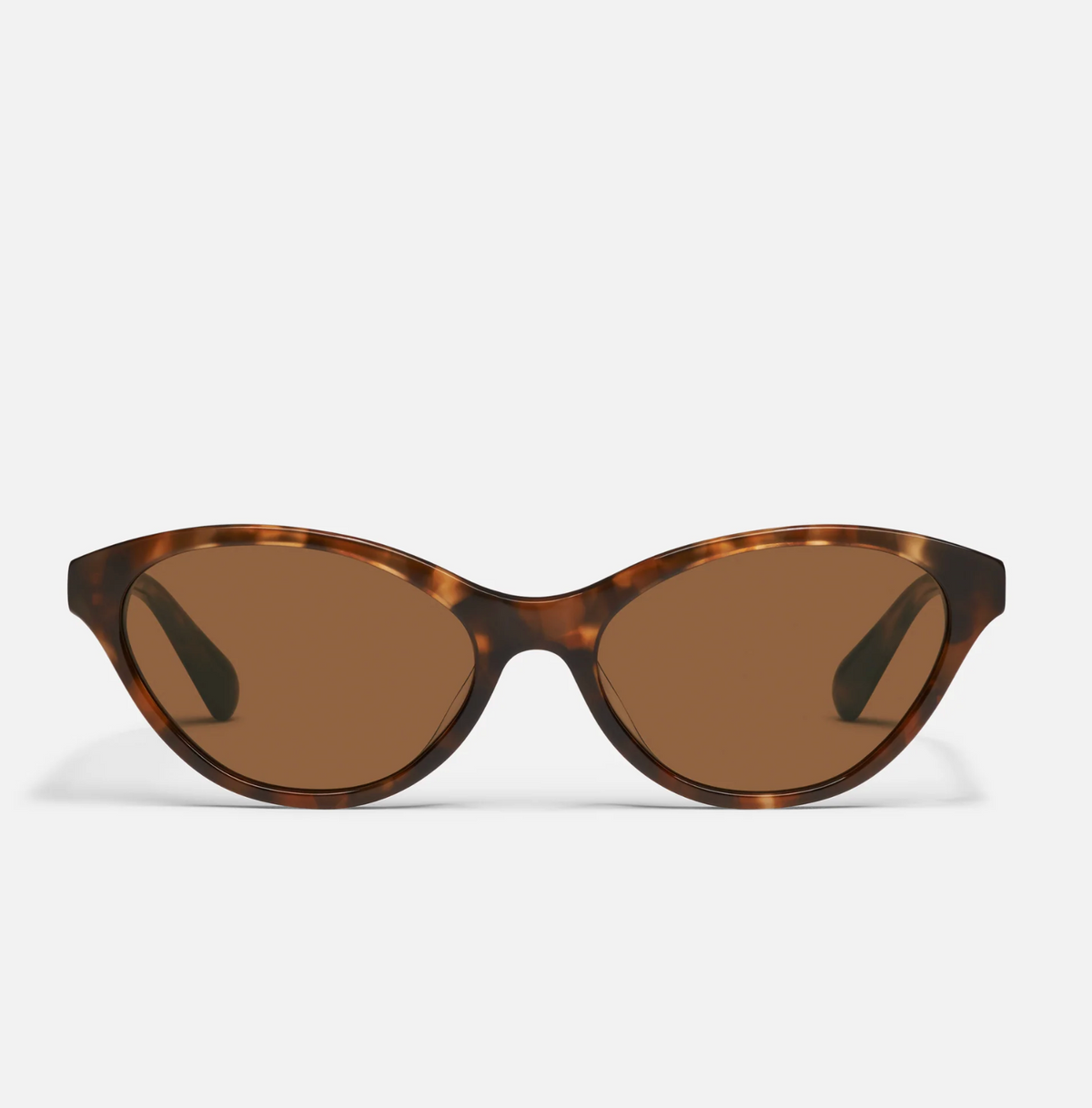 Talk Nice Quay Sunglasses - Amber Tort/Brown