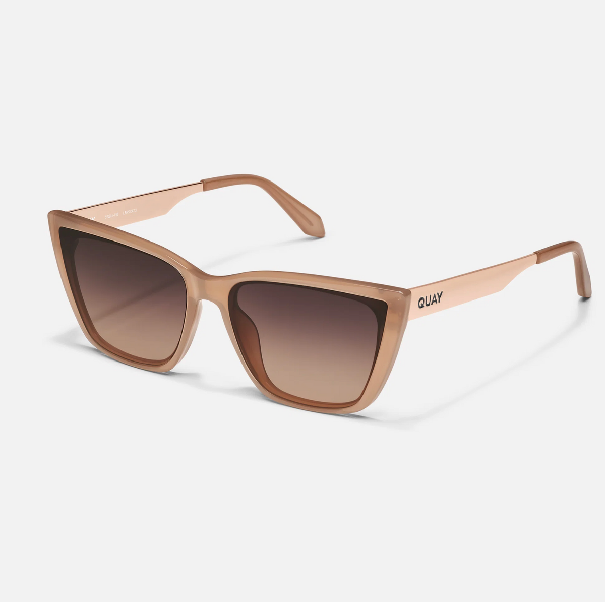 Call the Shots Remixed Quay Sunglasses - Camel/Dark