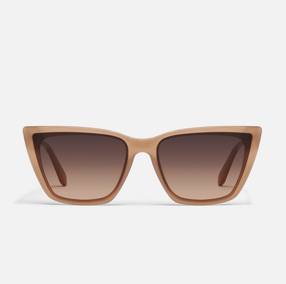 Call the Shots Remixed Quay Sunglasses - Camel/Dark