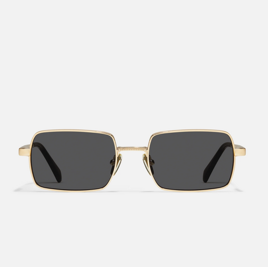 DND Quay Sunglasses - Gold/Smoke