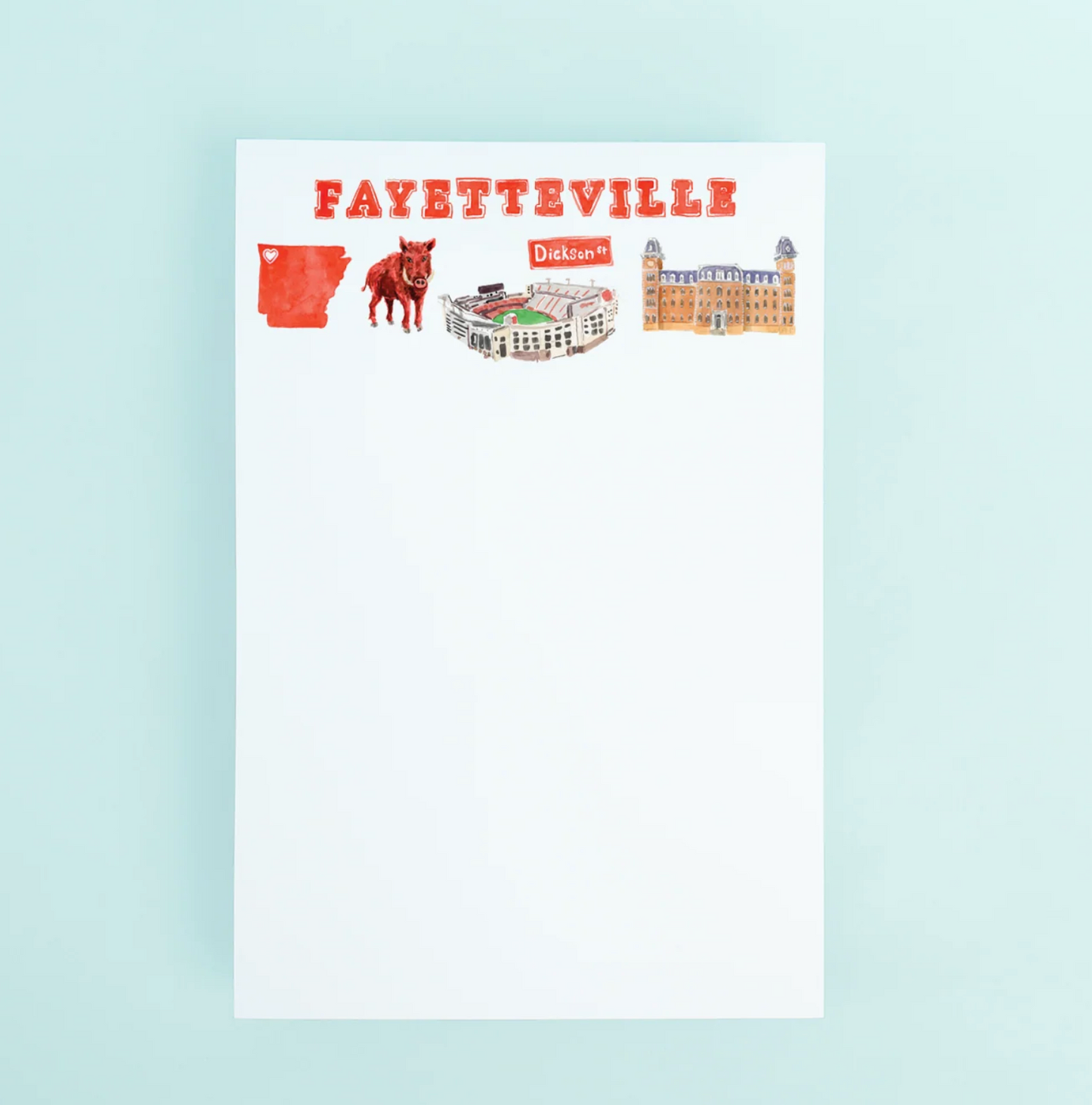 Fayetteville Pattern Notepad