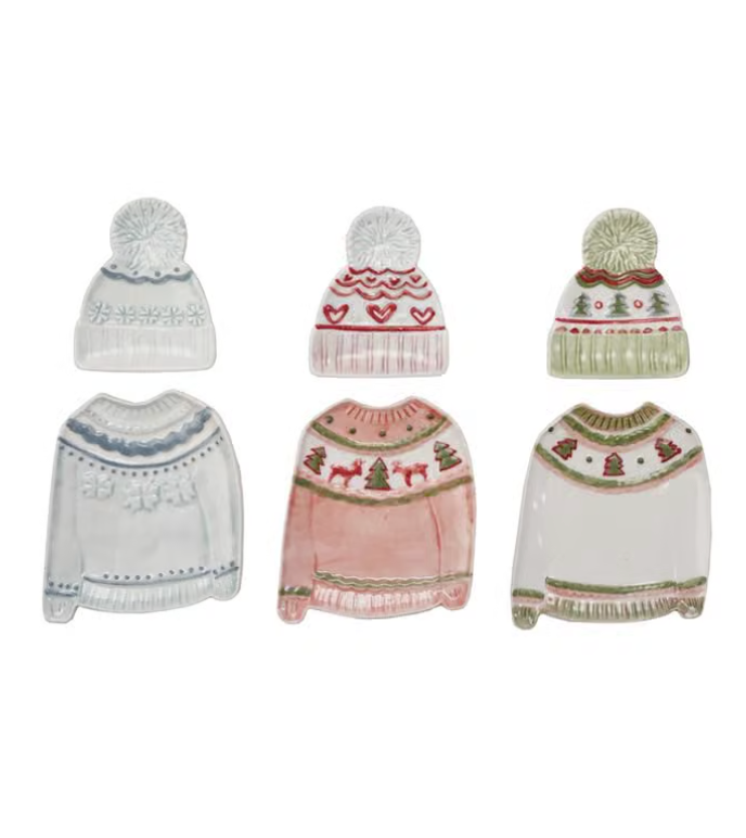 Sweater Shape Dish w/ Hat