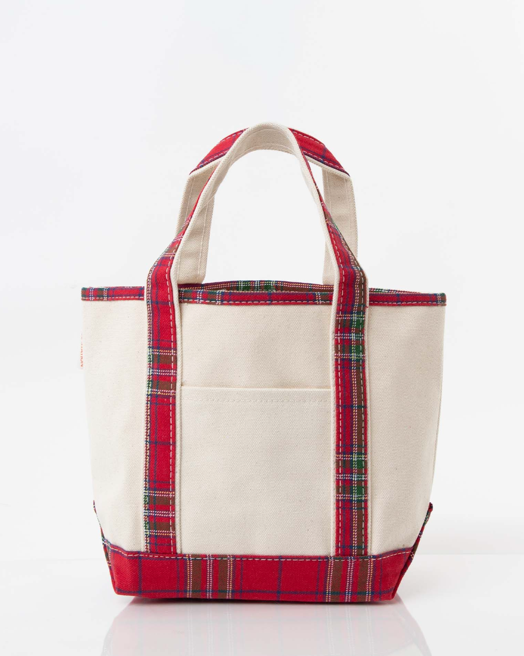 Plaid Handy Top Tote