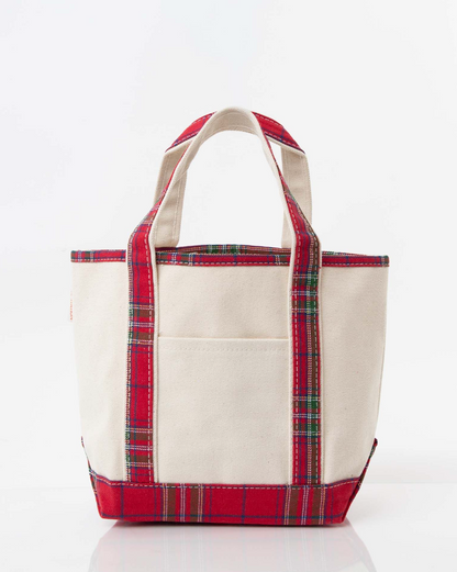 Plaid Handy Top Tote
