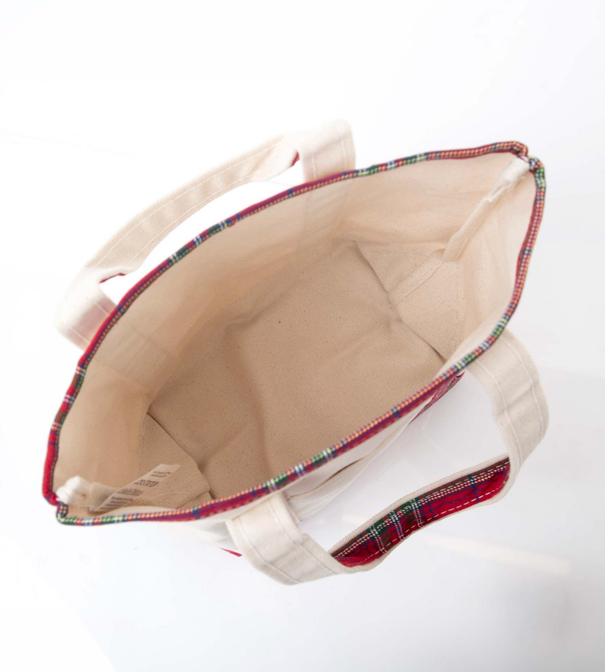 Plaid Handy Top Tote
