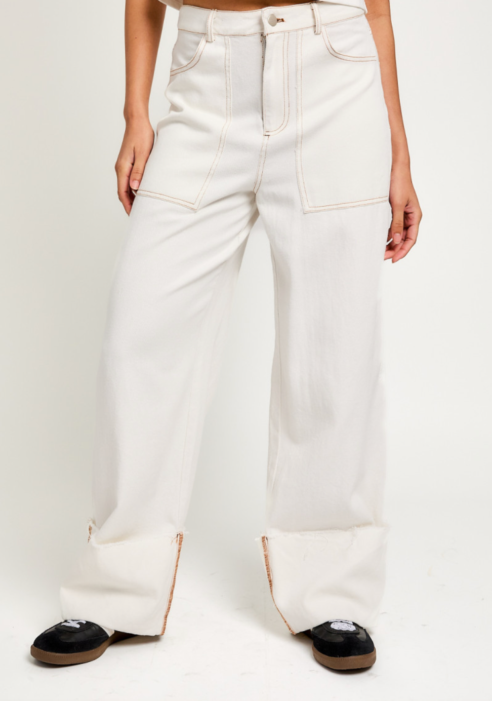 CREWCUTS WHITE DENIM JEANS