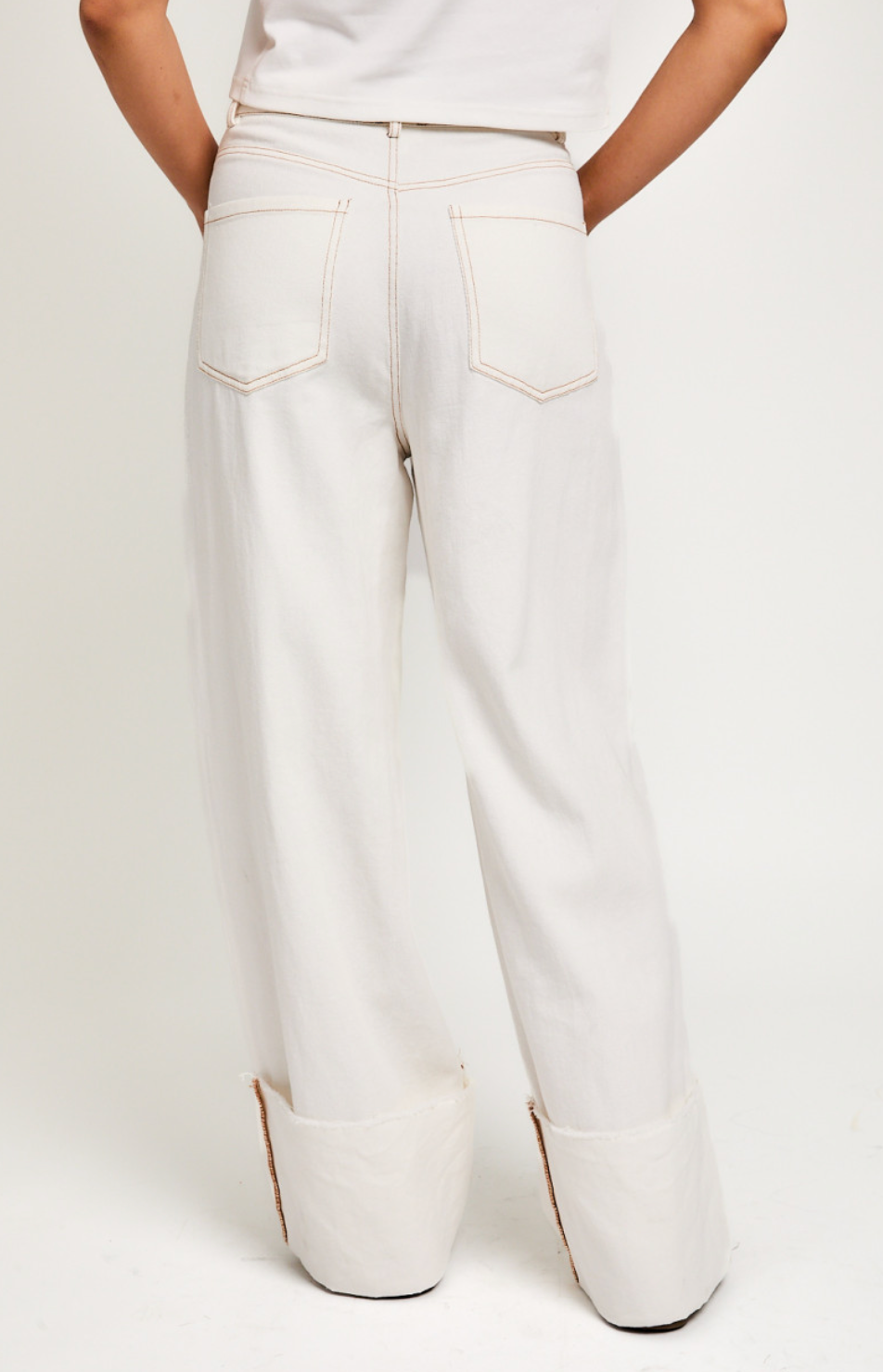 CREWCUTS WHITE DENIM JEANS